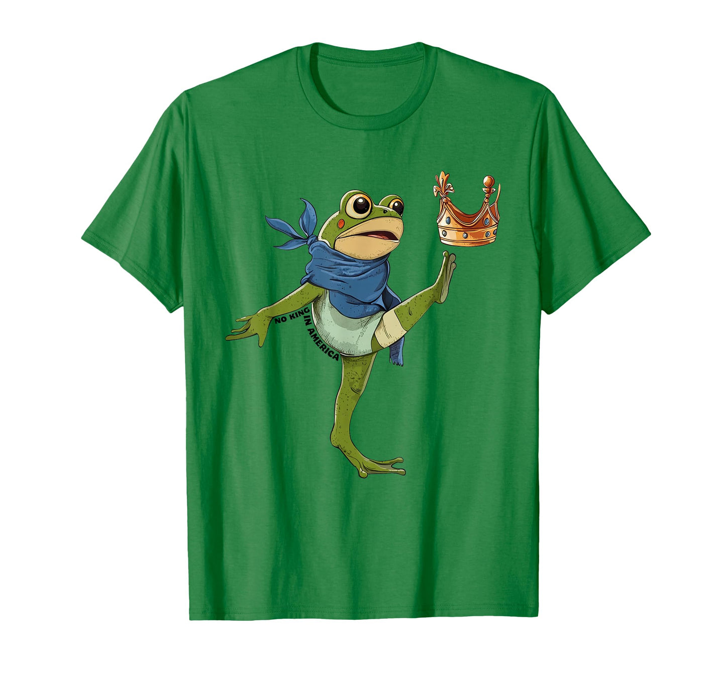 Frog No Kings in America We The People Political T-Shirt