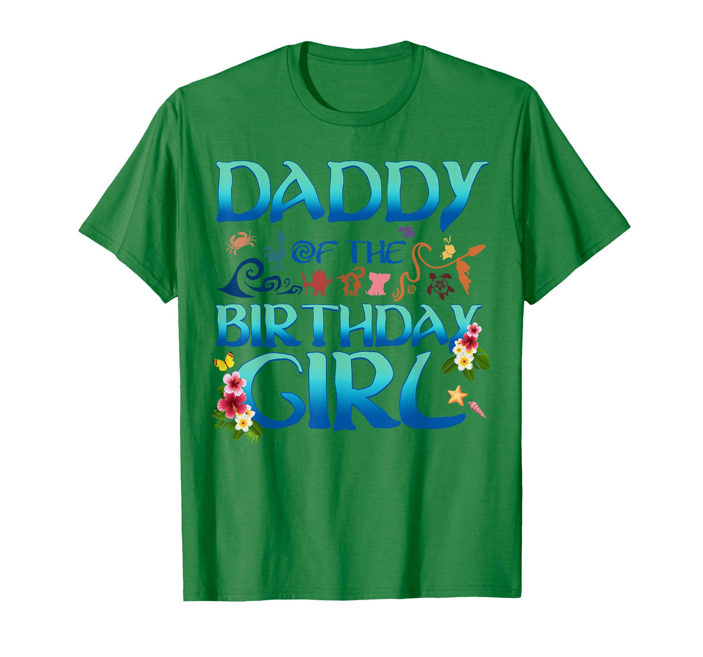 Daddy Of The Birthday Girl Matching Oceania Adventure Family T-Shirt