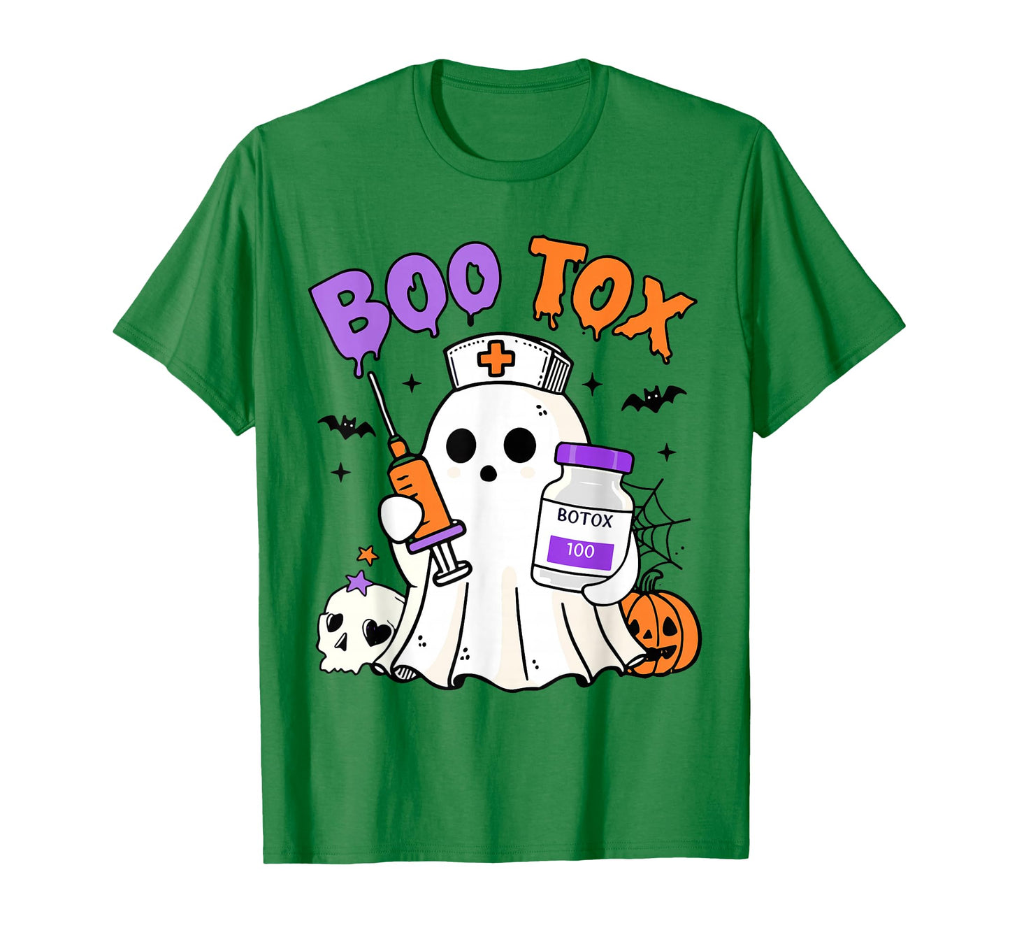 BOO Tox Nurse Ghost Filler Botox Halloween Aesthetic Nurse T-Shirt