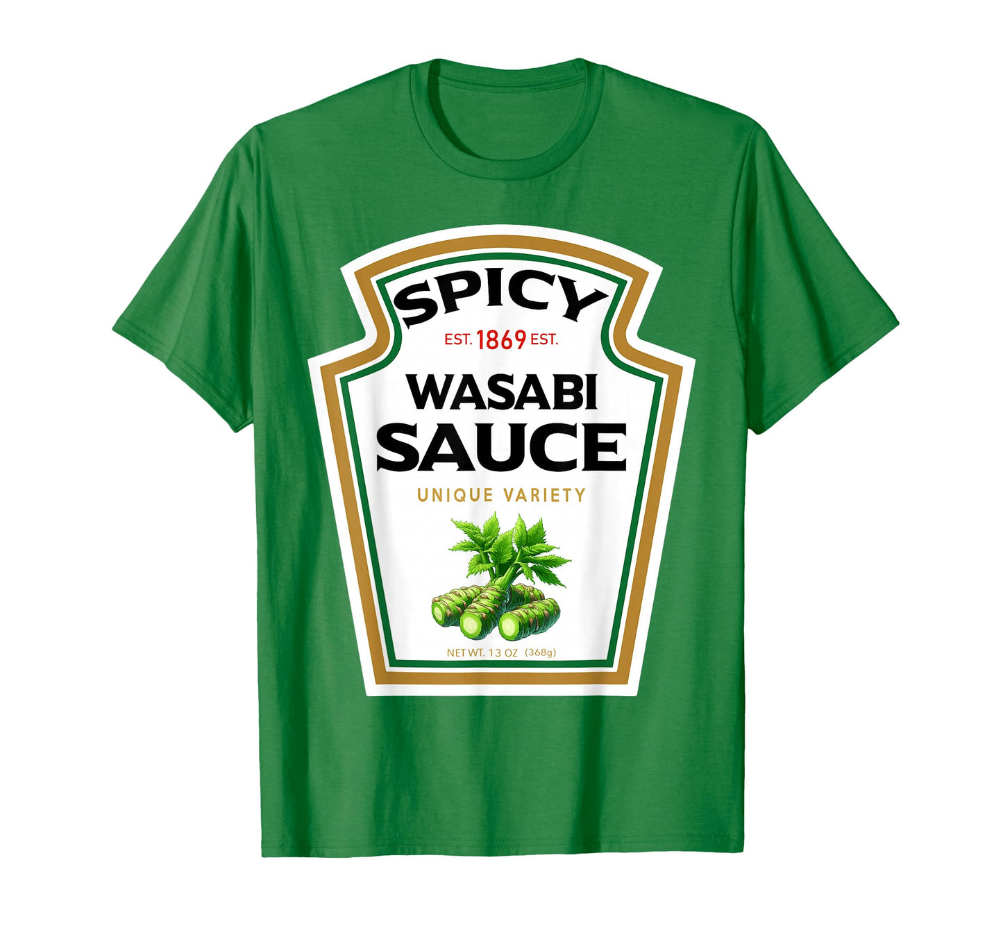 Spicy Wasabi Sauce Halloween Costume Matching Couples Group T-Shirt
