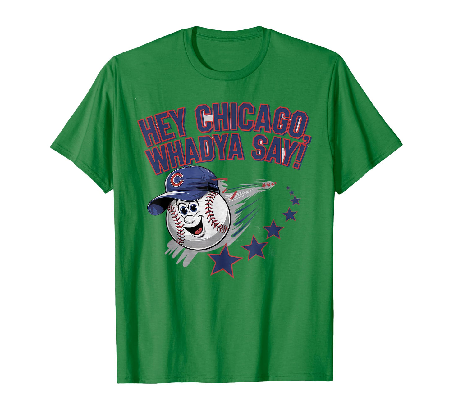 Hey Chicago Whadya Say Tshirt Baseball Hot Dog 4th of July T-Shirt