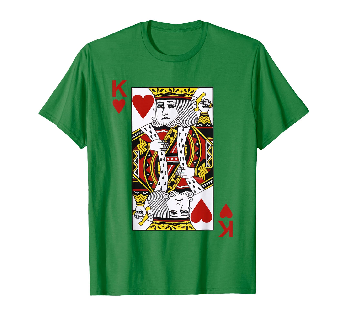 King of hearts Blackjack Cards Poker 21 K T-Shirt