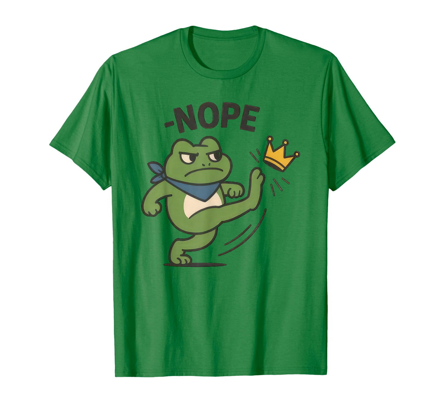 White Portland Frog Tee No Kings Shirt Men Women No Kings T-Shirt