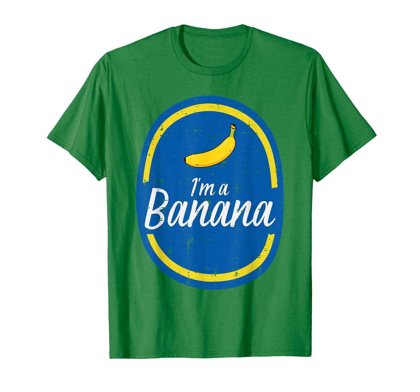 Im A Banana Sticker Fruit Halloween Costume Men Women Kids T-Shirt