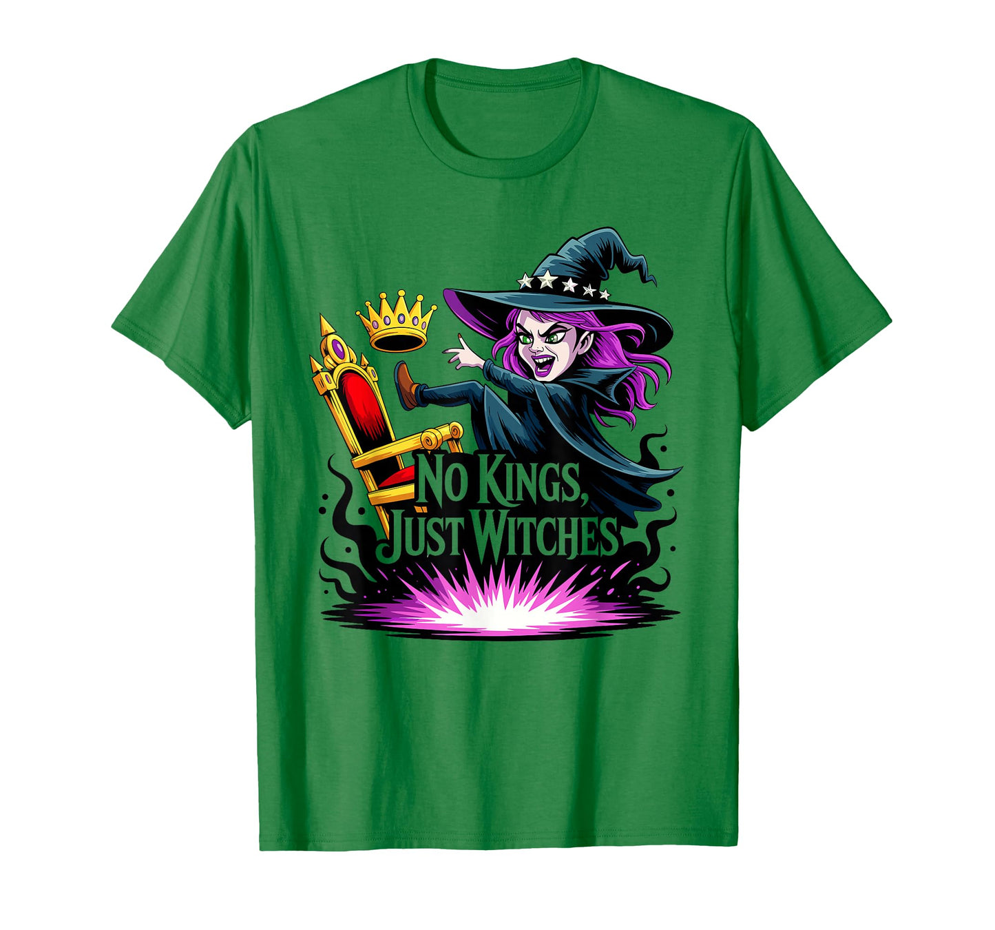 No Kings Just Witches Funny Witchcore Halloween Look T-Shirt