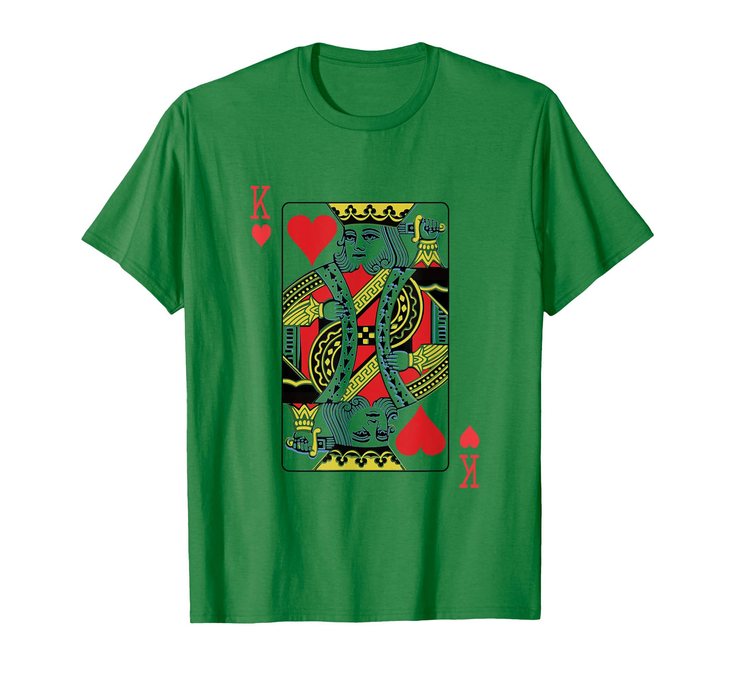 King of Hearts Playing Card Poker T-Shirt