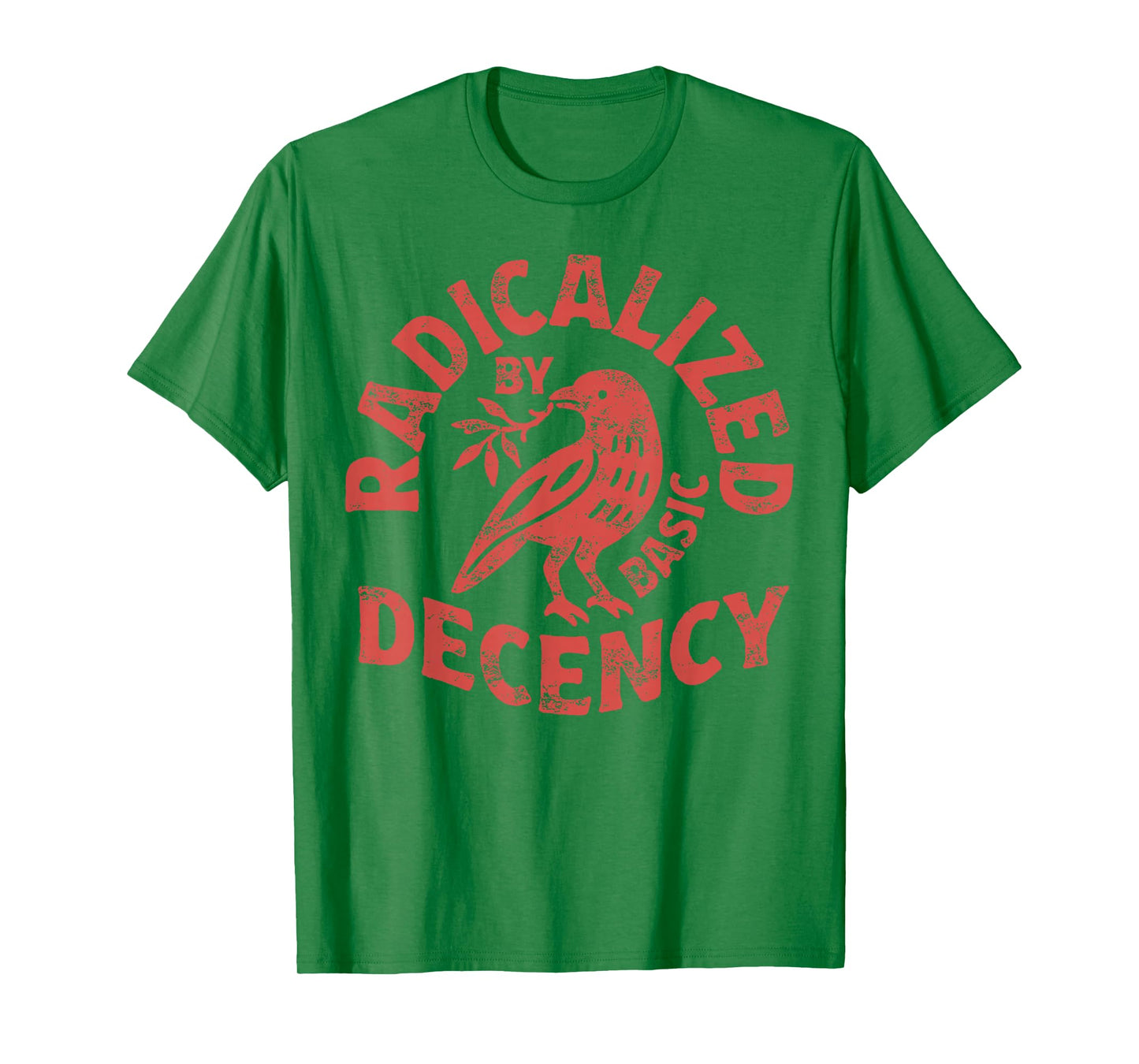 Radicalized by Basic Decency Resist Boho Floral Women T-Shirt
