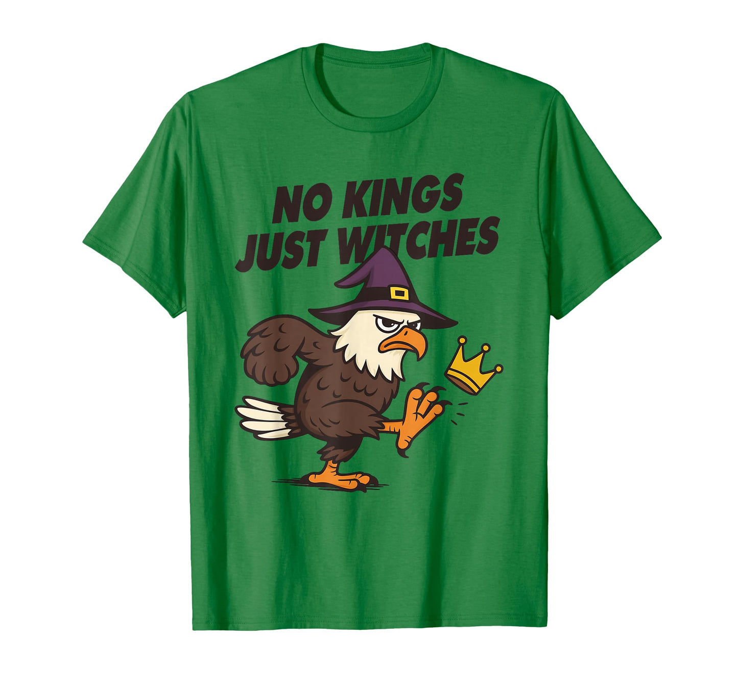 No Kings Just Witches Funny Feminist Witchcore Halloween T-Shirt