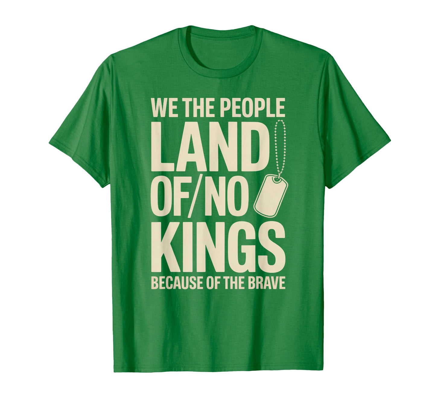 America Vintage No Kings Day Because of The Brave T-Shirt