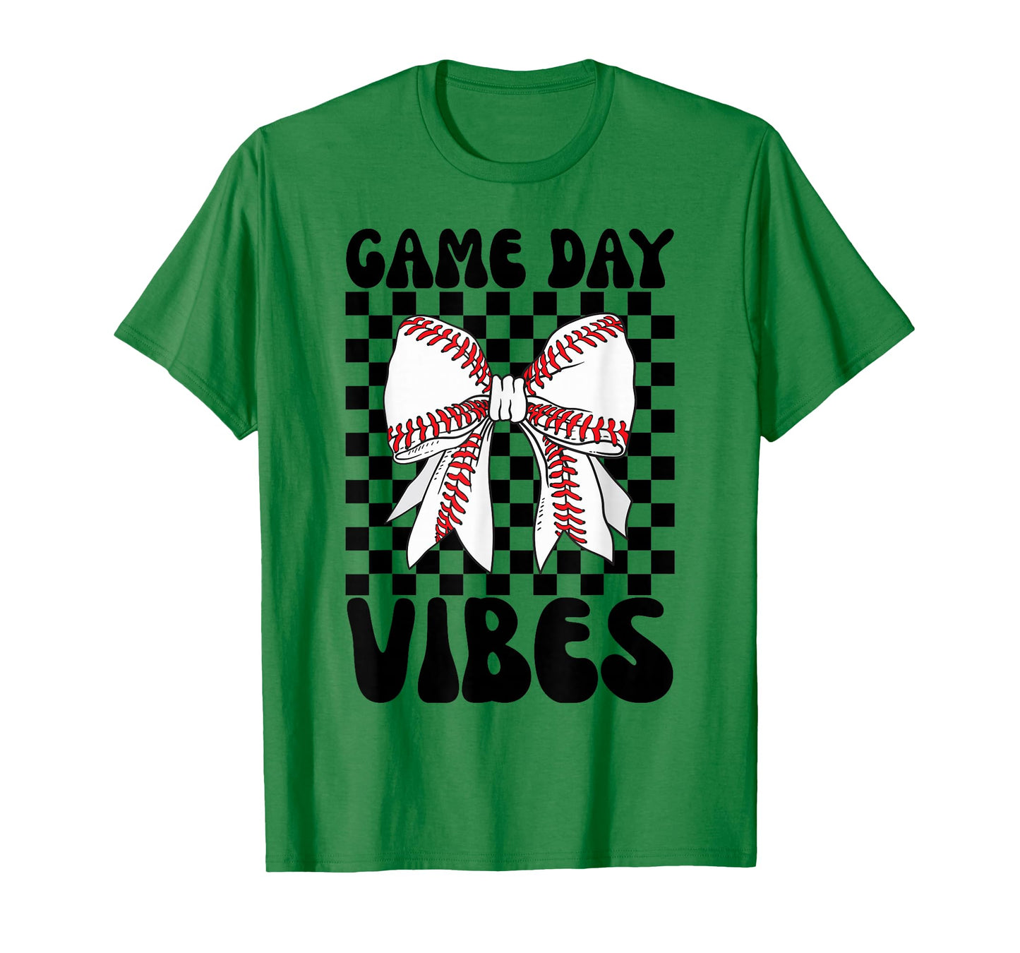 Game Day Vibes Coquette Bow Baseball Mama for Women T-Shirt