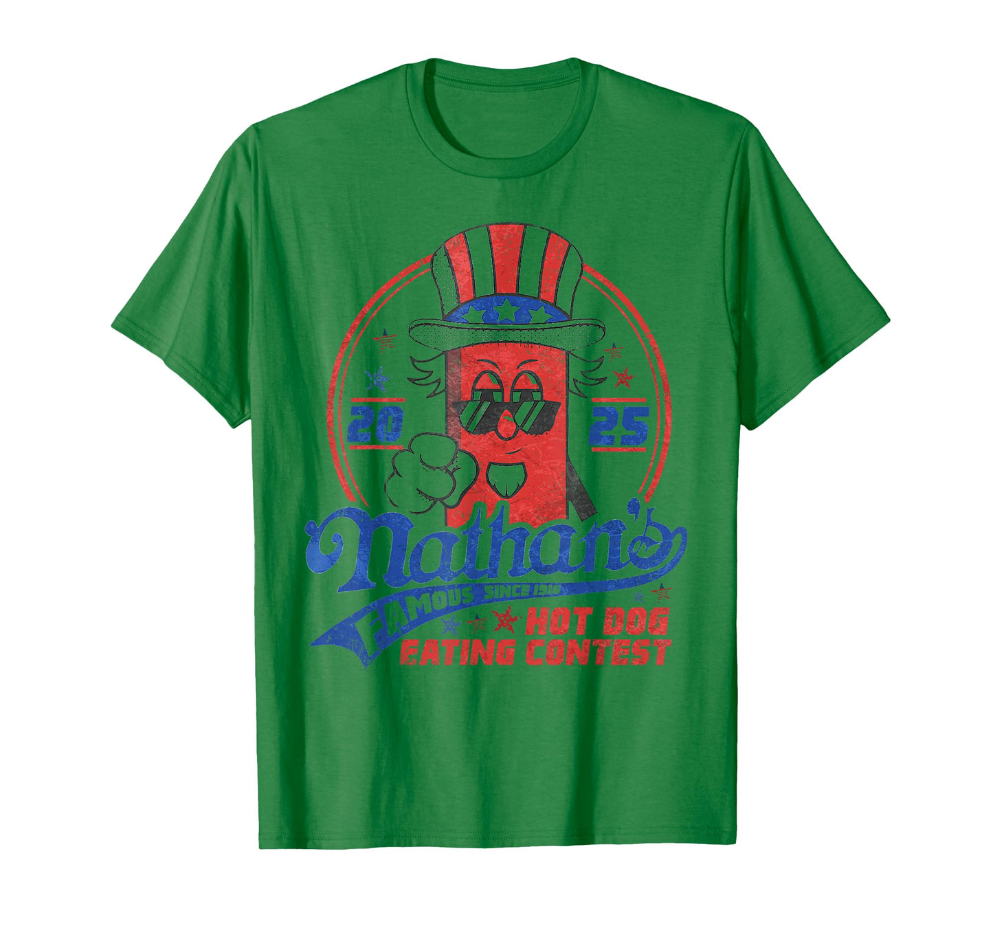Nathan’s Famous Hot Dog Eating Contest 2025 Funny T-Shirt
