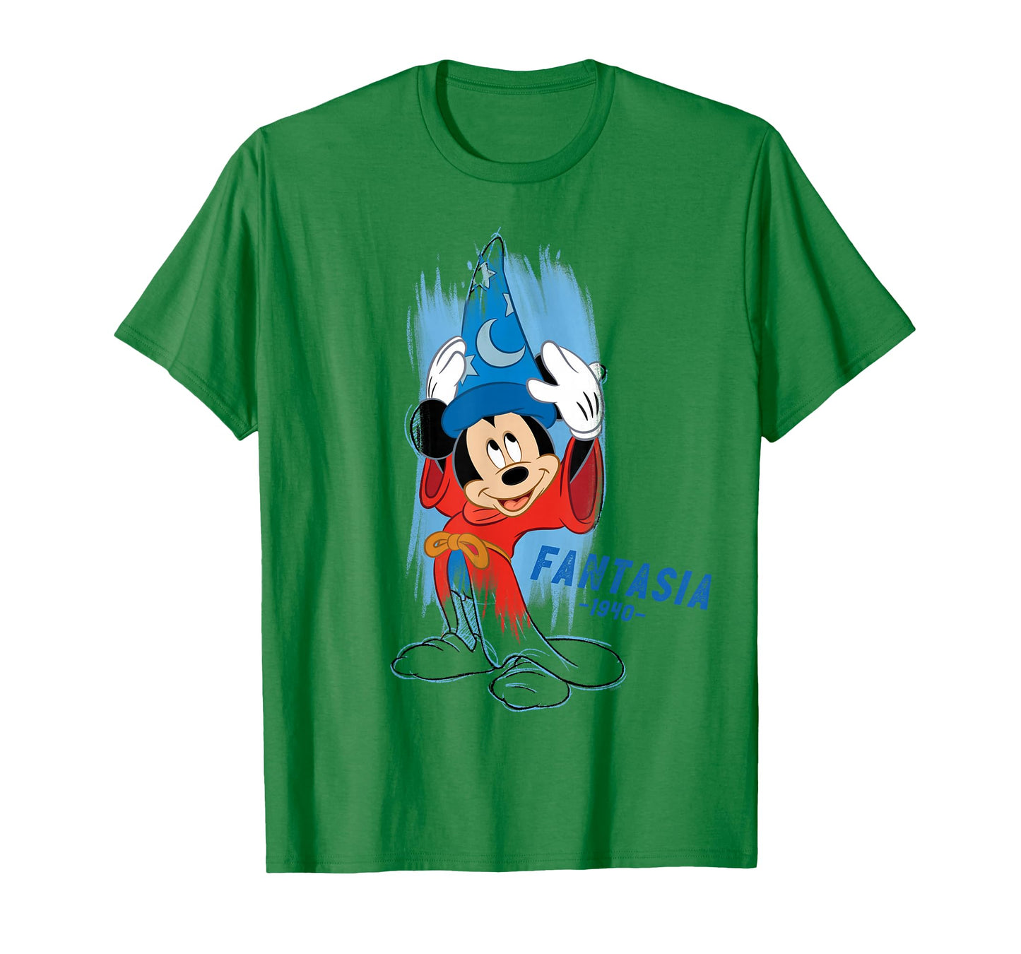 Disney Ink and Paint Sorcerer Mickey Mouse in Fantasia 1940 T-Shirt