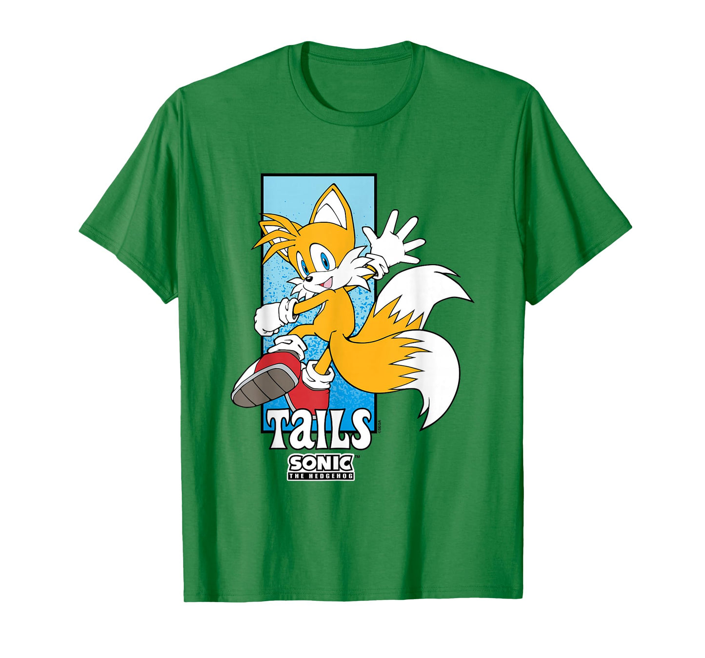 Sonic The Hedgehog Tails Spotlight Panel Portrait T-Shirt