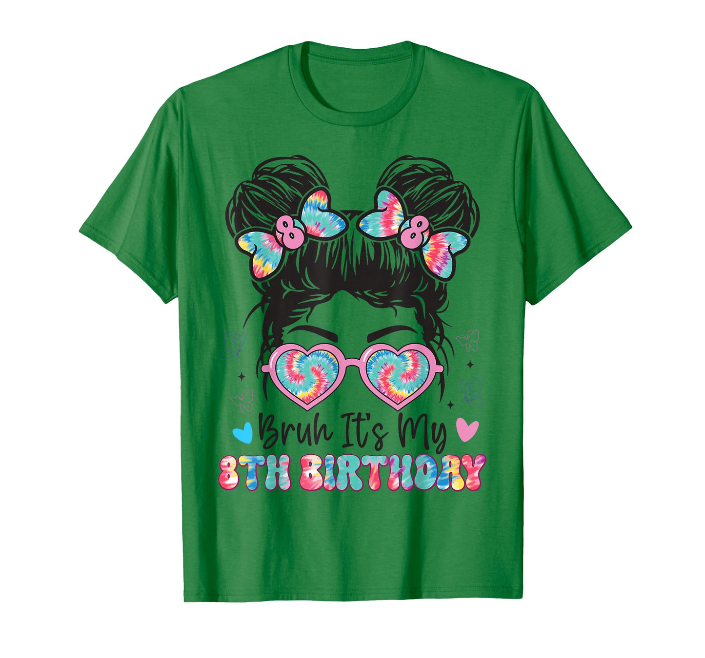 Bruh It's My 8th Birthday Girl eight 8 Years Old Birthday T-Shirt