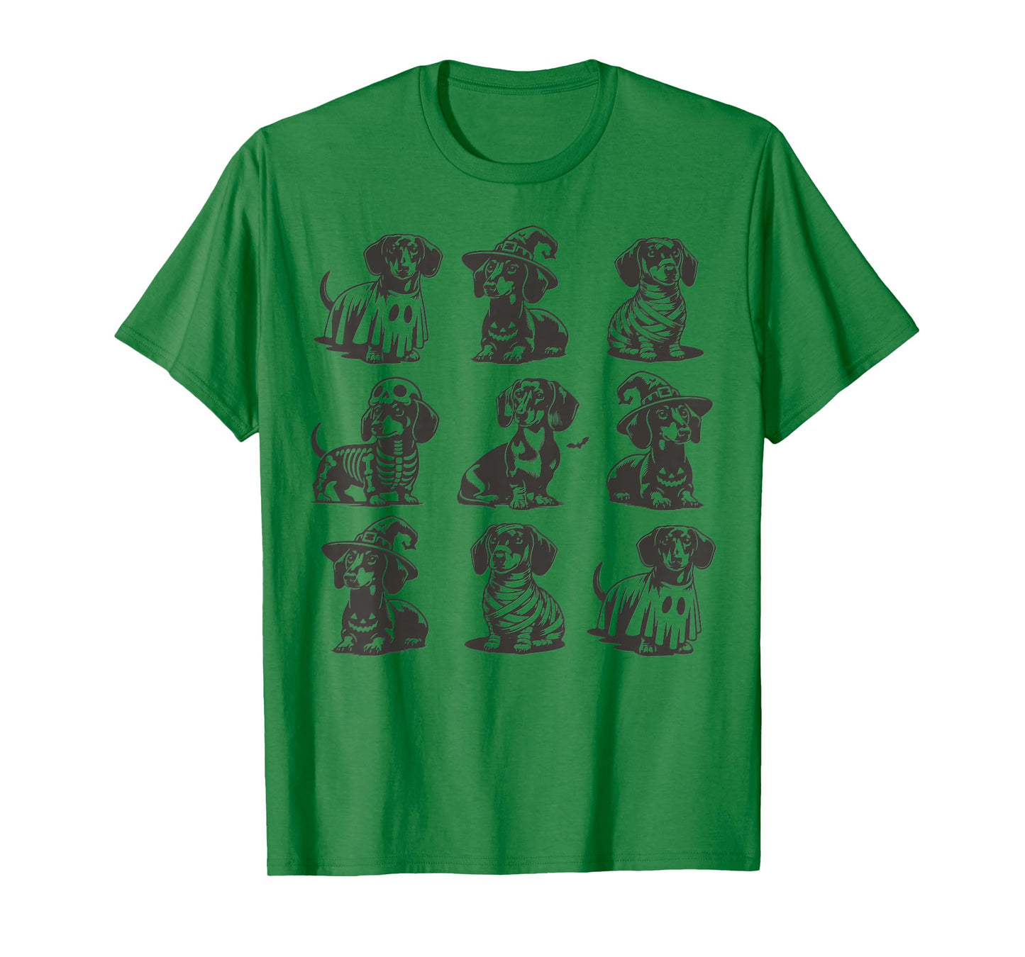 Dachshund Halloween Spooky Dog Wiener T-Shirt