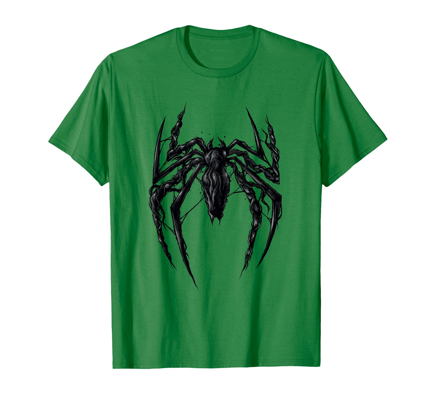 Marvel Spider-Man 2 Venomized Black Spider Chest Emblem T-Shirt