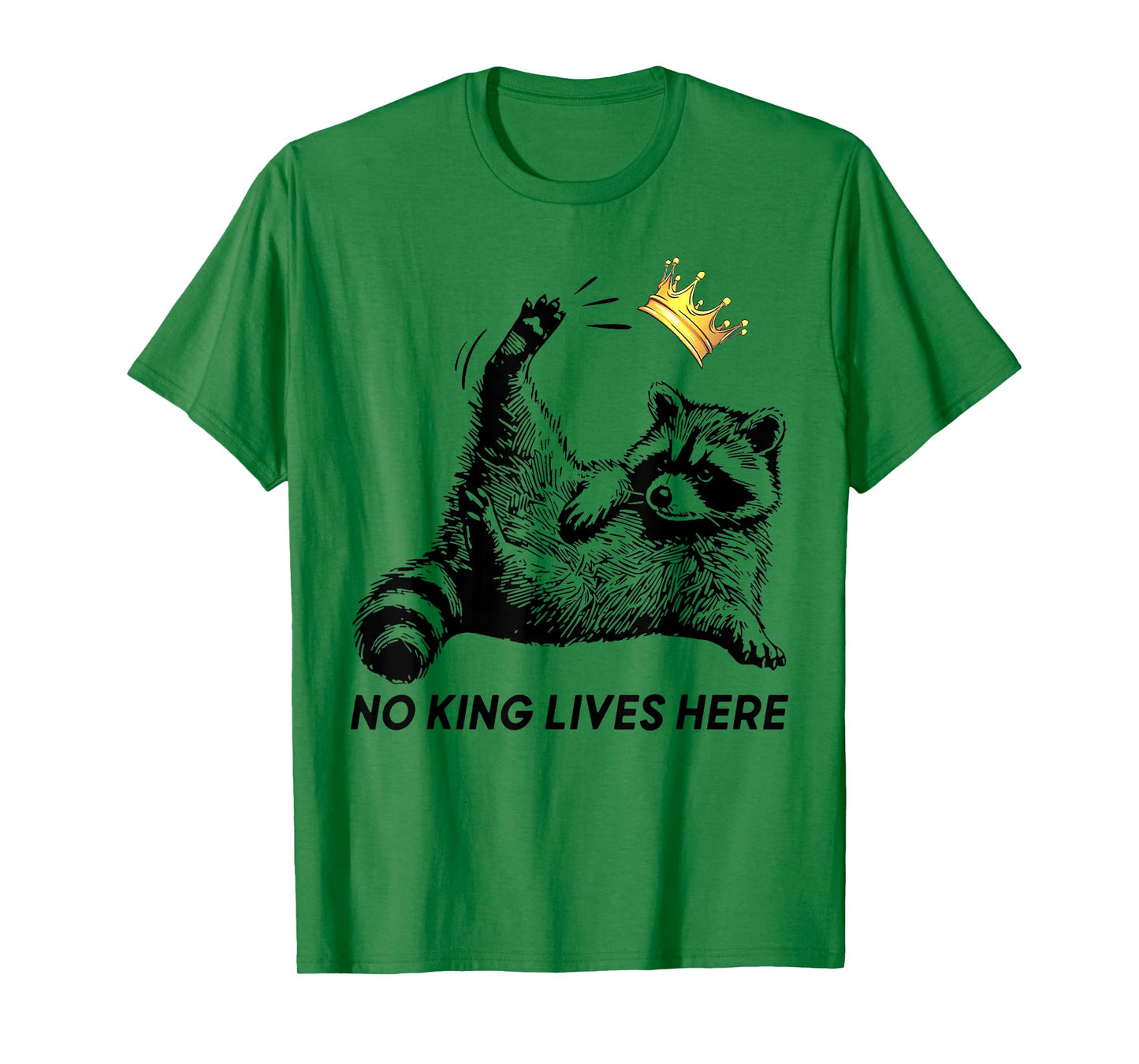 No King Lives Here No Kings in America Men Women T-Shirt