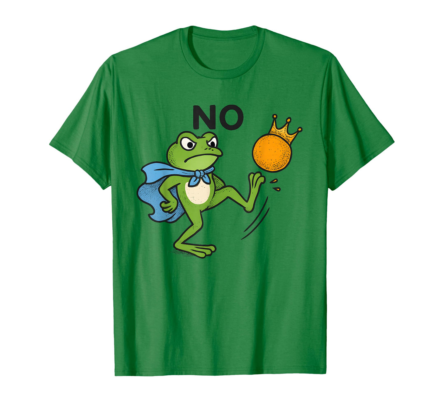Funny Frog Protest No Kings in America T-Shirt