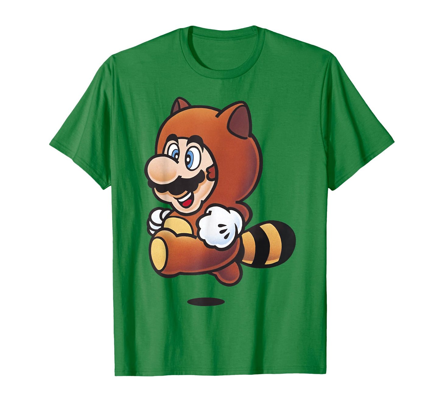 Nintendo Super Mario Tanooki Suit Jump Graphic T-Shirt T-Shirt