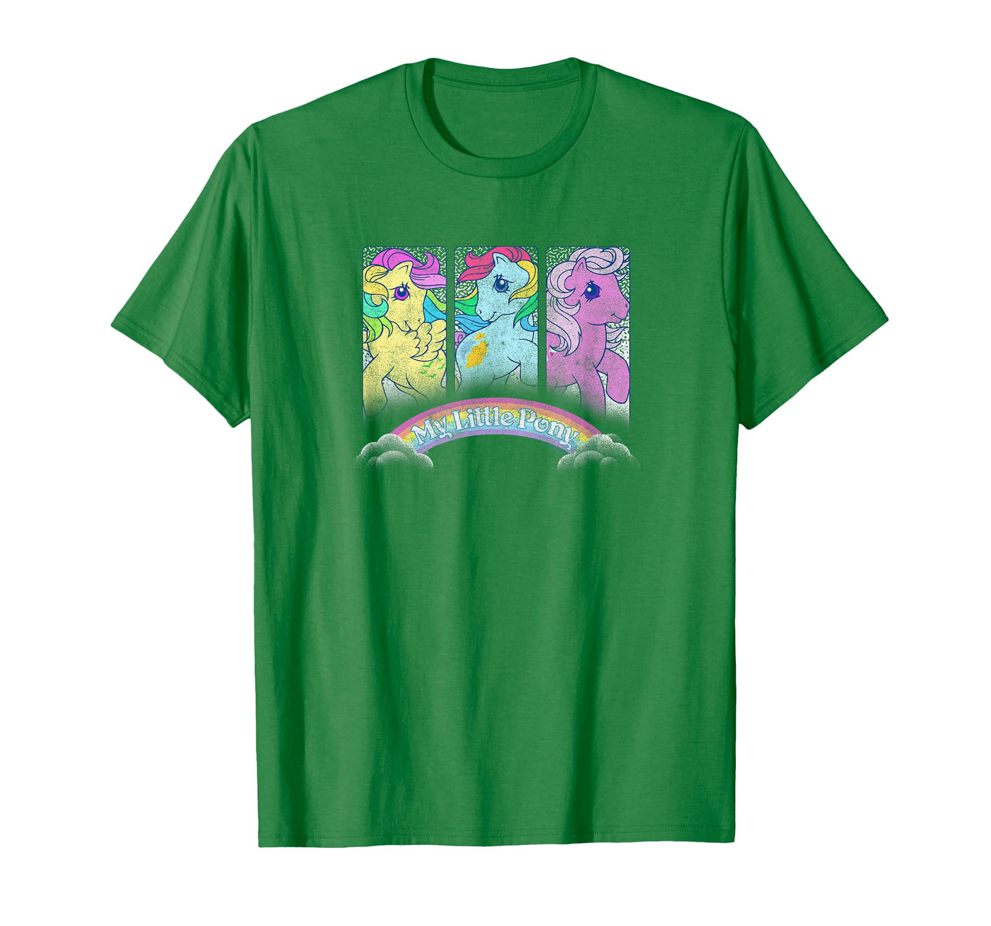 My Little Pony Classic Group Shot Retro Rainbow Box Up T-Shirt