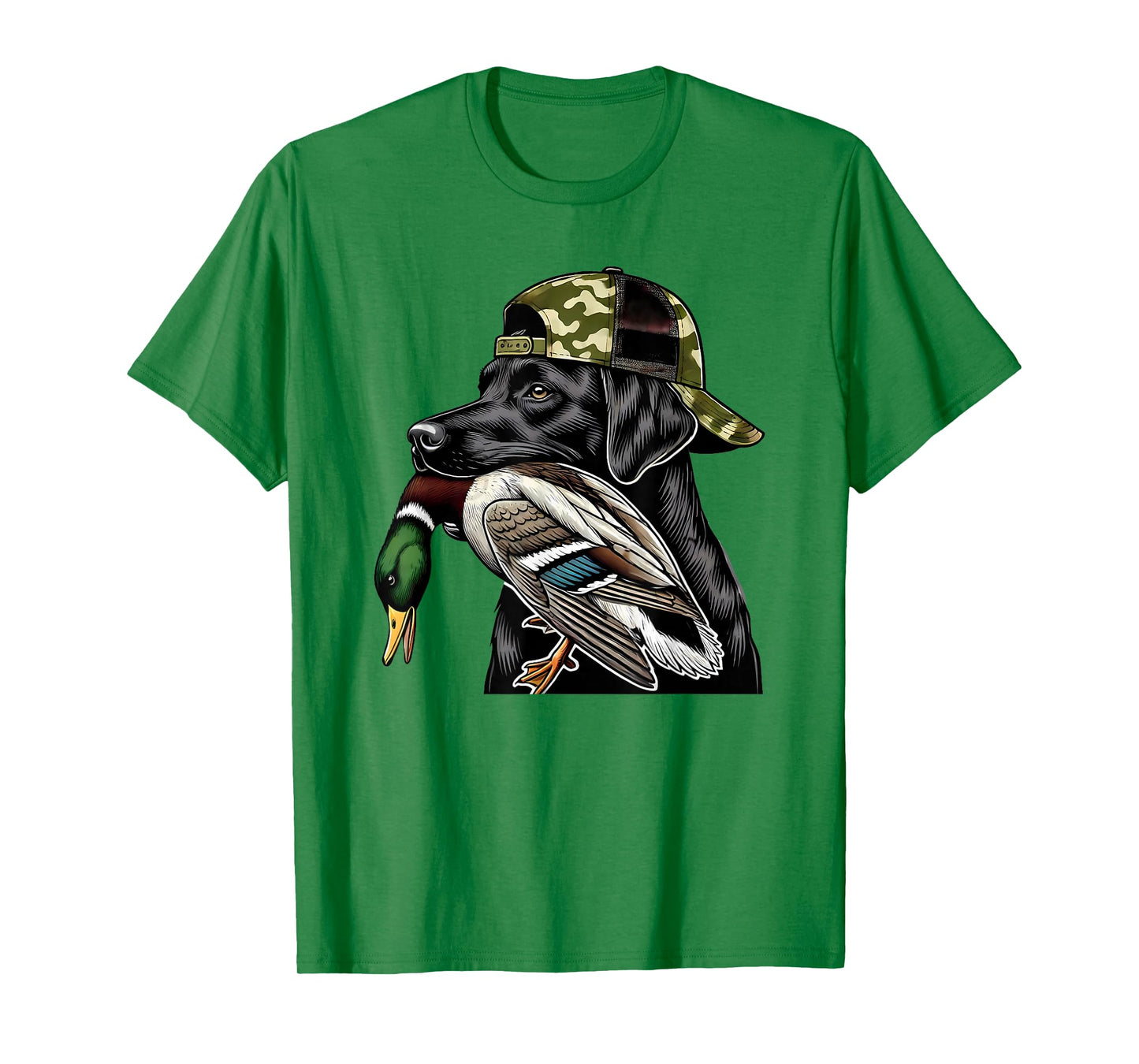 Duck Hunting Black Lab Mallard Retriever Local Southern Boy T-Shirt