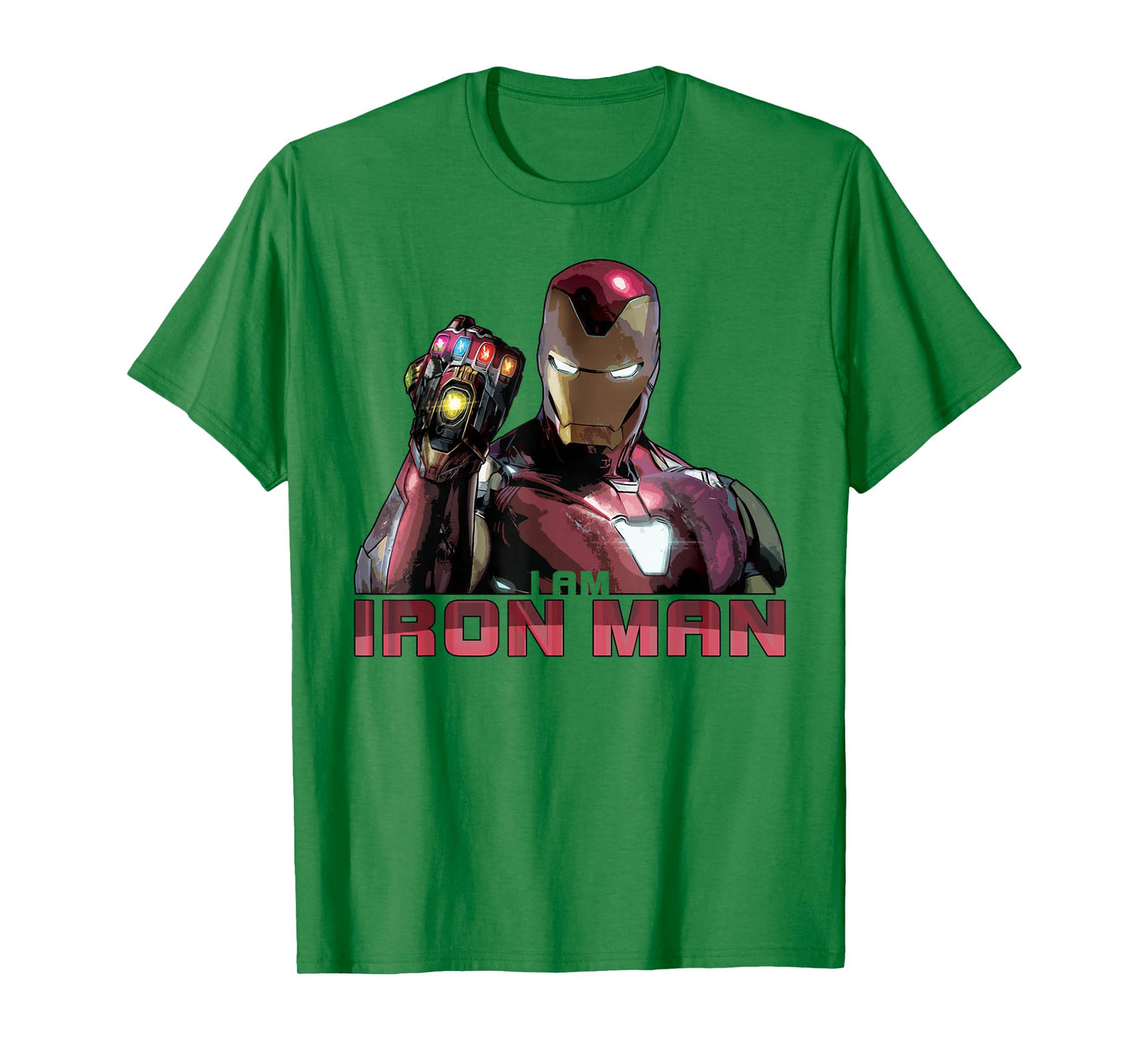 Marvel Avengers Endgame I Am Iron Man Movie Quote Portrait T-Shirt