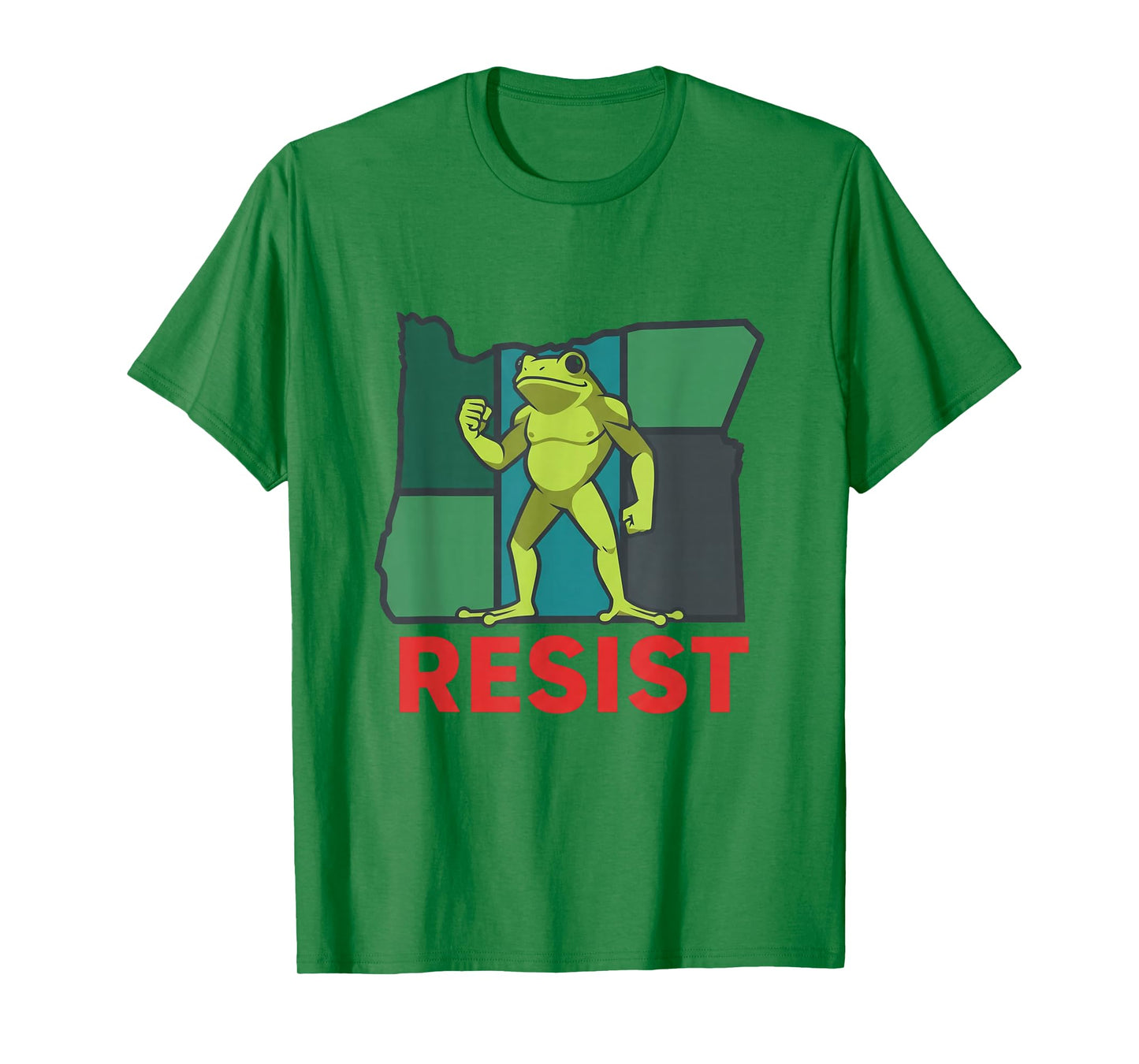 Portland Frog Protest Shirt Funny Portland Frog T-Shirt