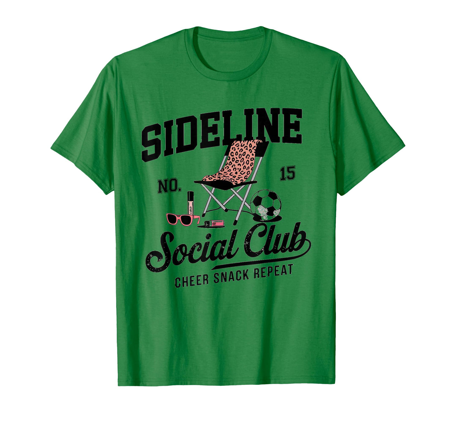 Women Sideline Social Club Tshirt Soccer Mom Game Day T-Shirt