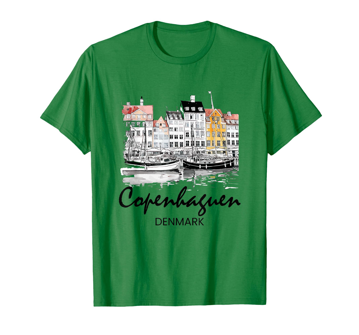 Copenhagen Denmark, danish T-Shirt