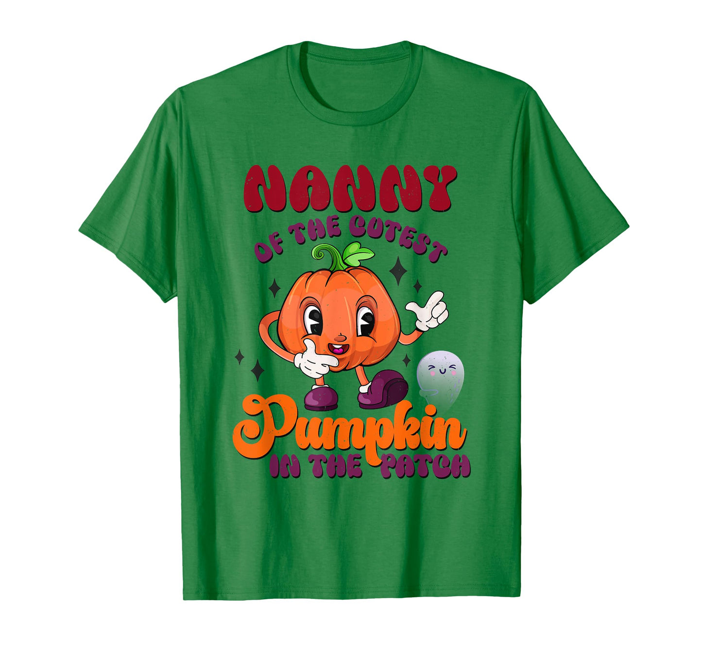 Nanny Of The Cutest Pumpkin In The Patch Halloween Fall T-Shirt
