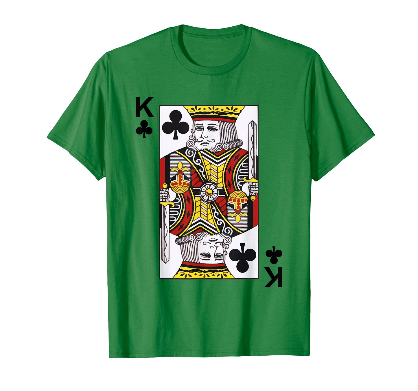 King of Clubs Tshirt Blackjack Cards Poker 21 K Tee shirt T-Shirt