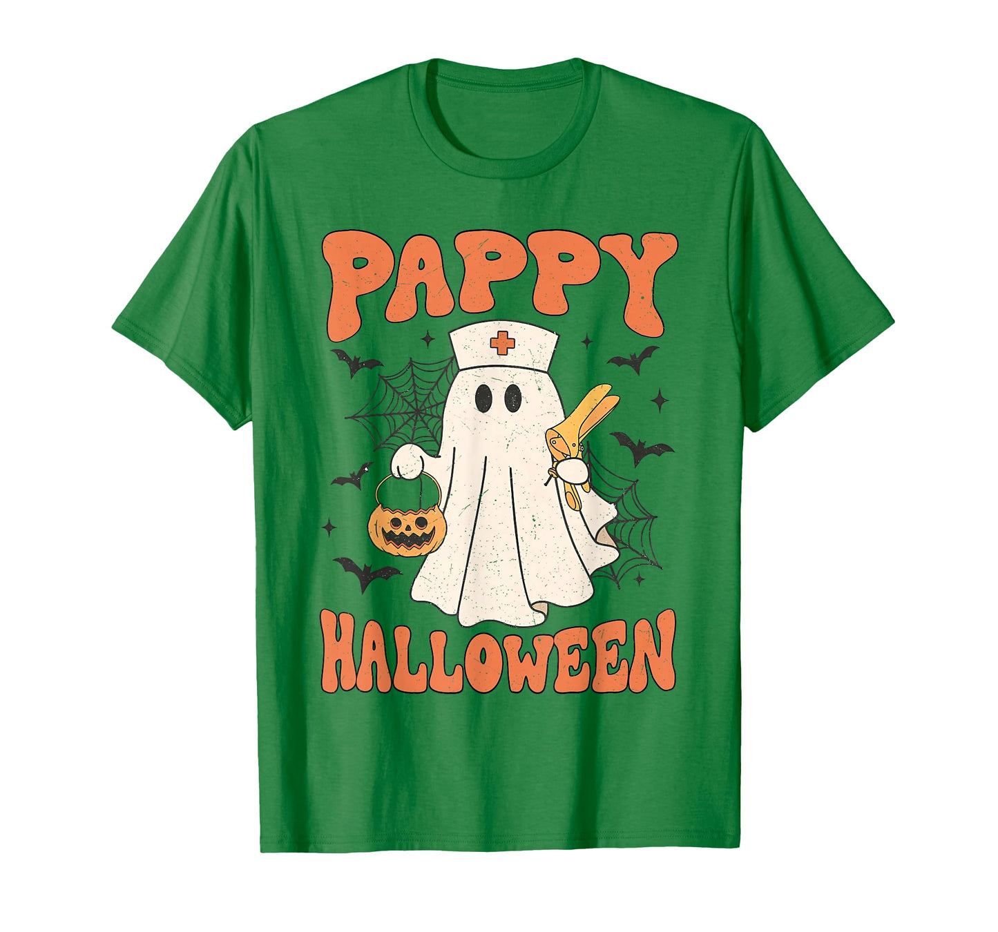 OBGYN Nurse Pappy Halloween Ghost Speculum OB Gynecologist T-Shirt