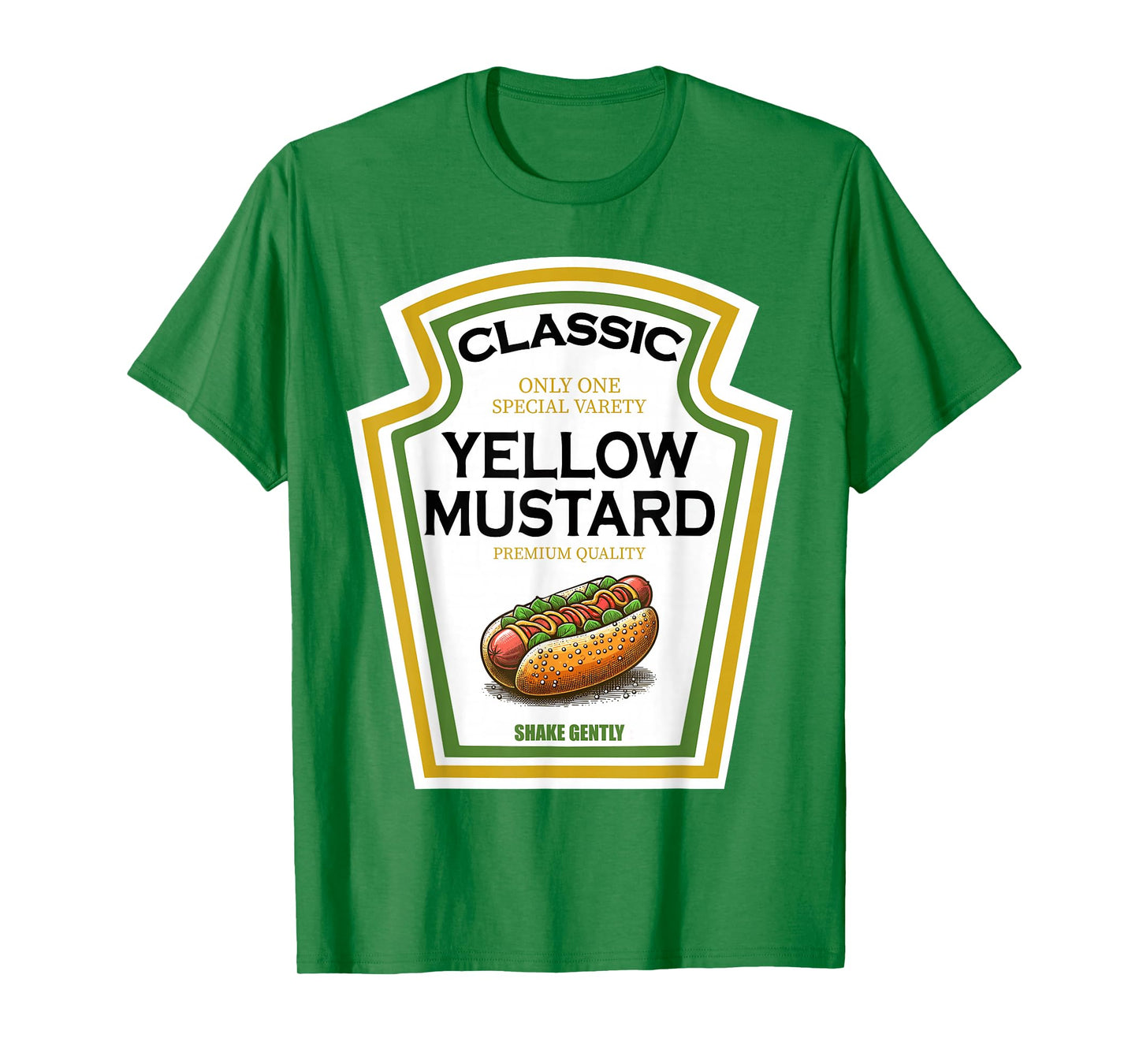 Yellow Mustard DIY Halloween Costume Matching Group Mustard T-Shirt