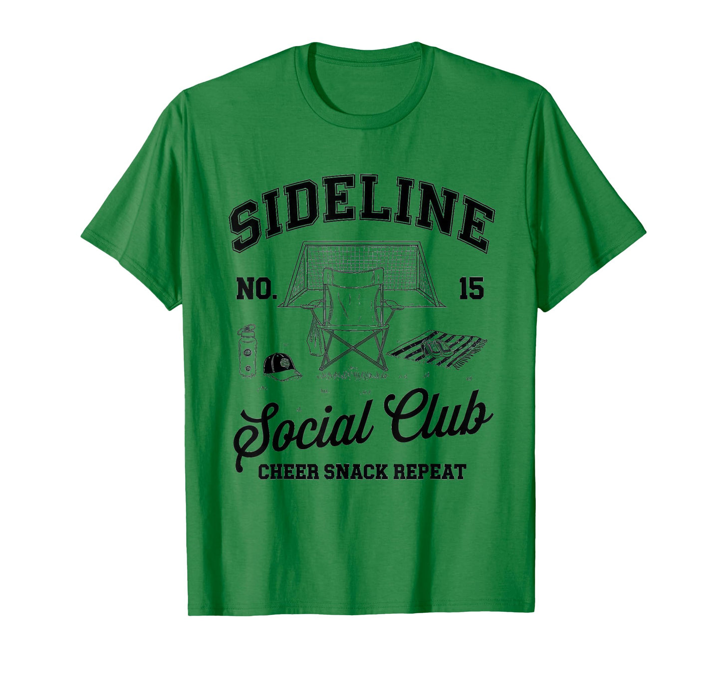 Women Sideline Social Club Tshirt Soccer Mom Game Day T-Shirt