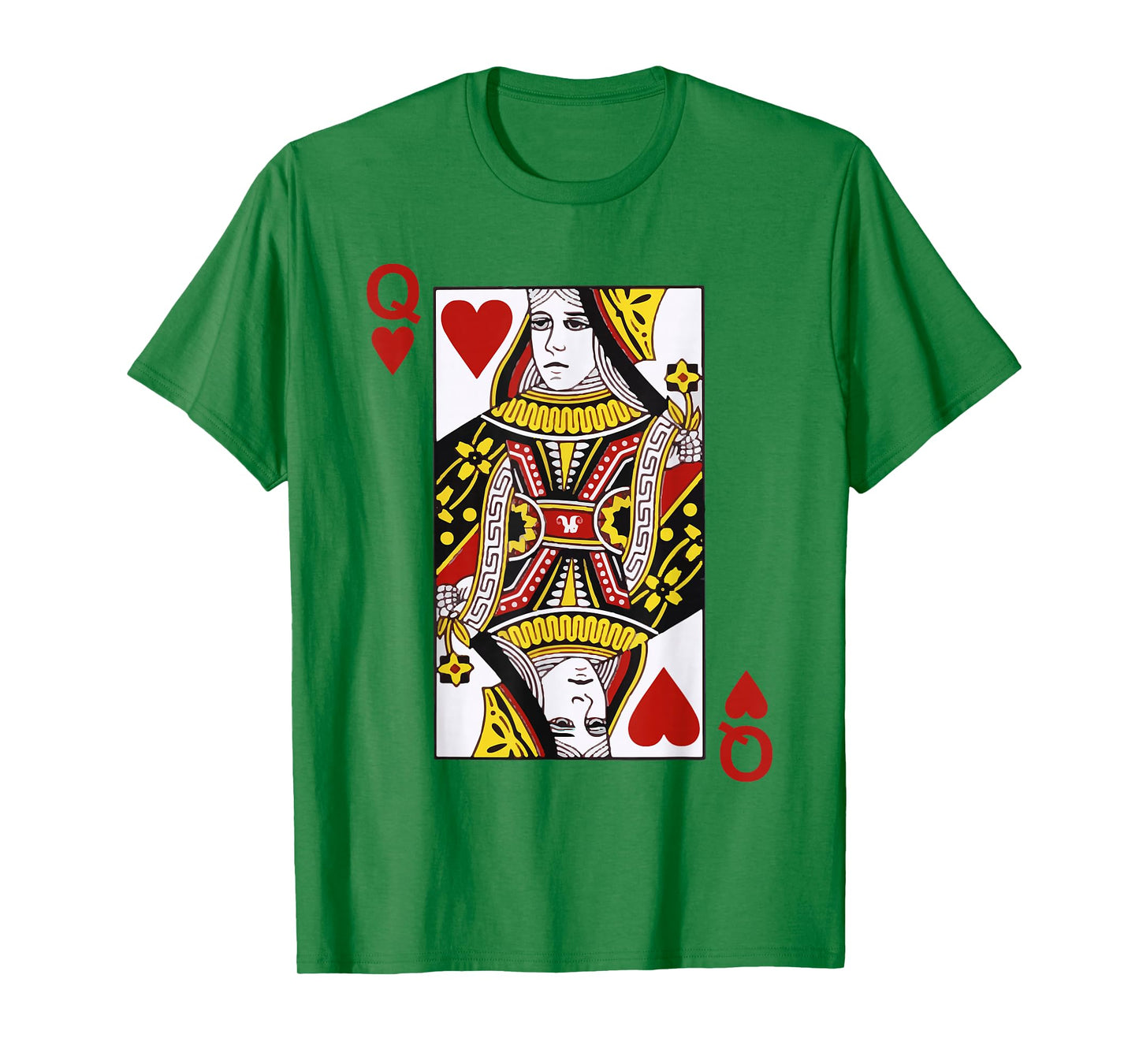 Queen of hearts Blackjack Cards Poker 21 Q Couple Matching T-Shirt