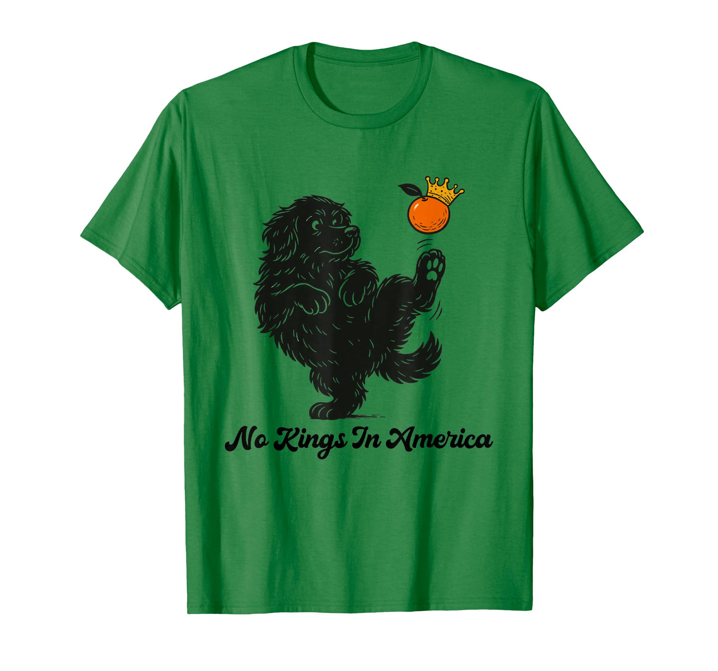 4th of July No King in America Patriotic For Men Women dog T-Shirt