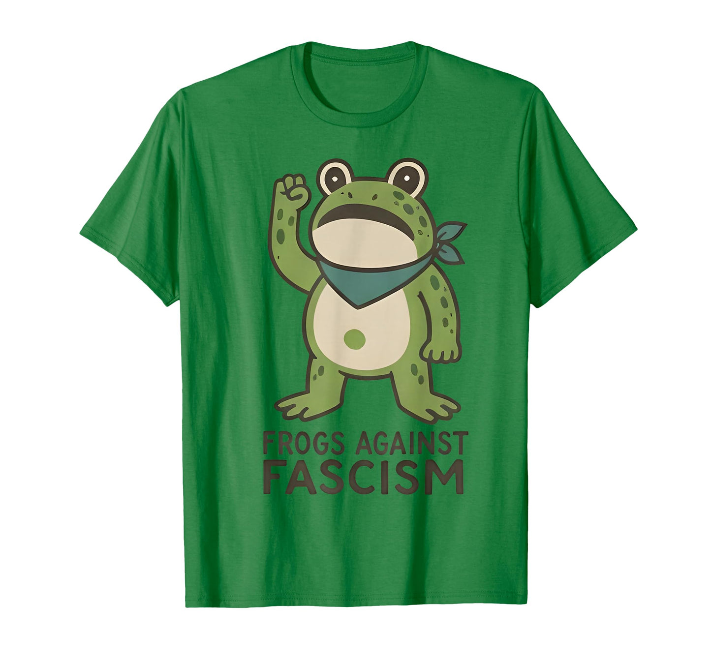Frogs Against Fascism - Portland Frog Protest T-Shirt