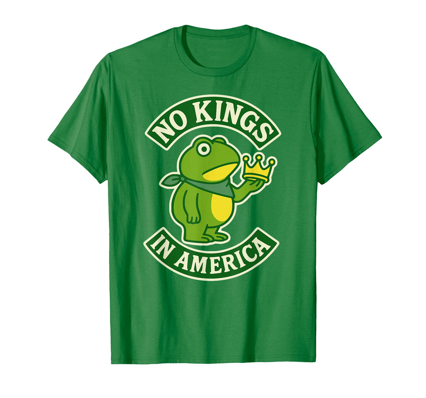 NO Kings in America Portland Protest Frog Motorcycle Club T-Shirt