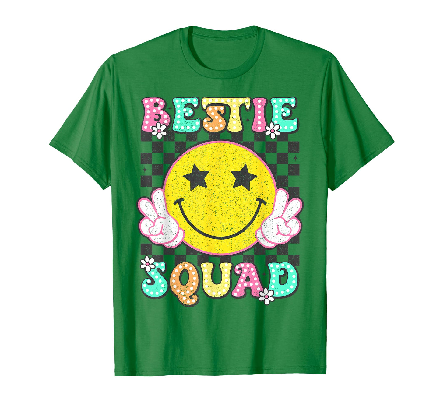 Groovy Bestie Squad Best Friends Matching Girls Boys T-Shirt
