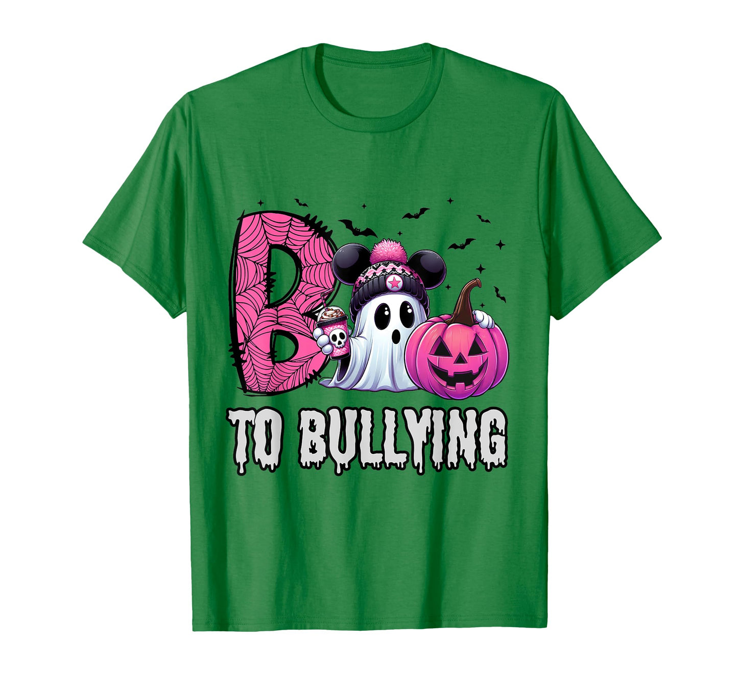 Boo to Bullying Ghost Pumpkin Orange Anti Bully Unity Day T-Shirt