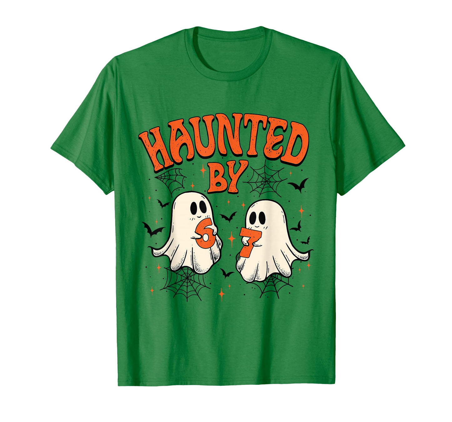 Haunted by 67 Funny Six Seven Meme 6 7 Halloween Costume Kid T-Shirt