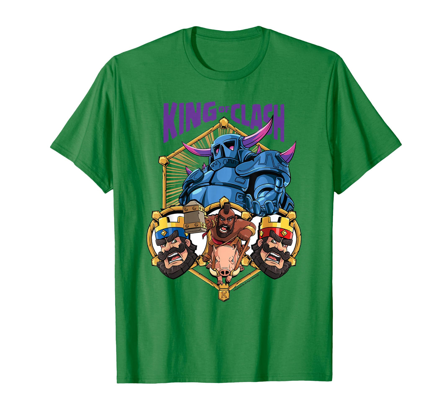 Clash Royale King Of Clash P.E.K.K.A. Portrait T-Shirt