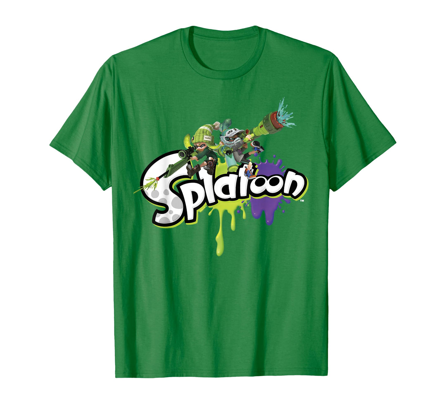 Nintendo Splatoon Splatter Back To Back Graphic T-Shirt T-Shirt