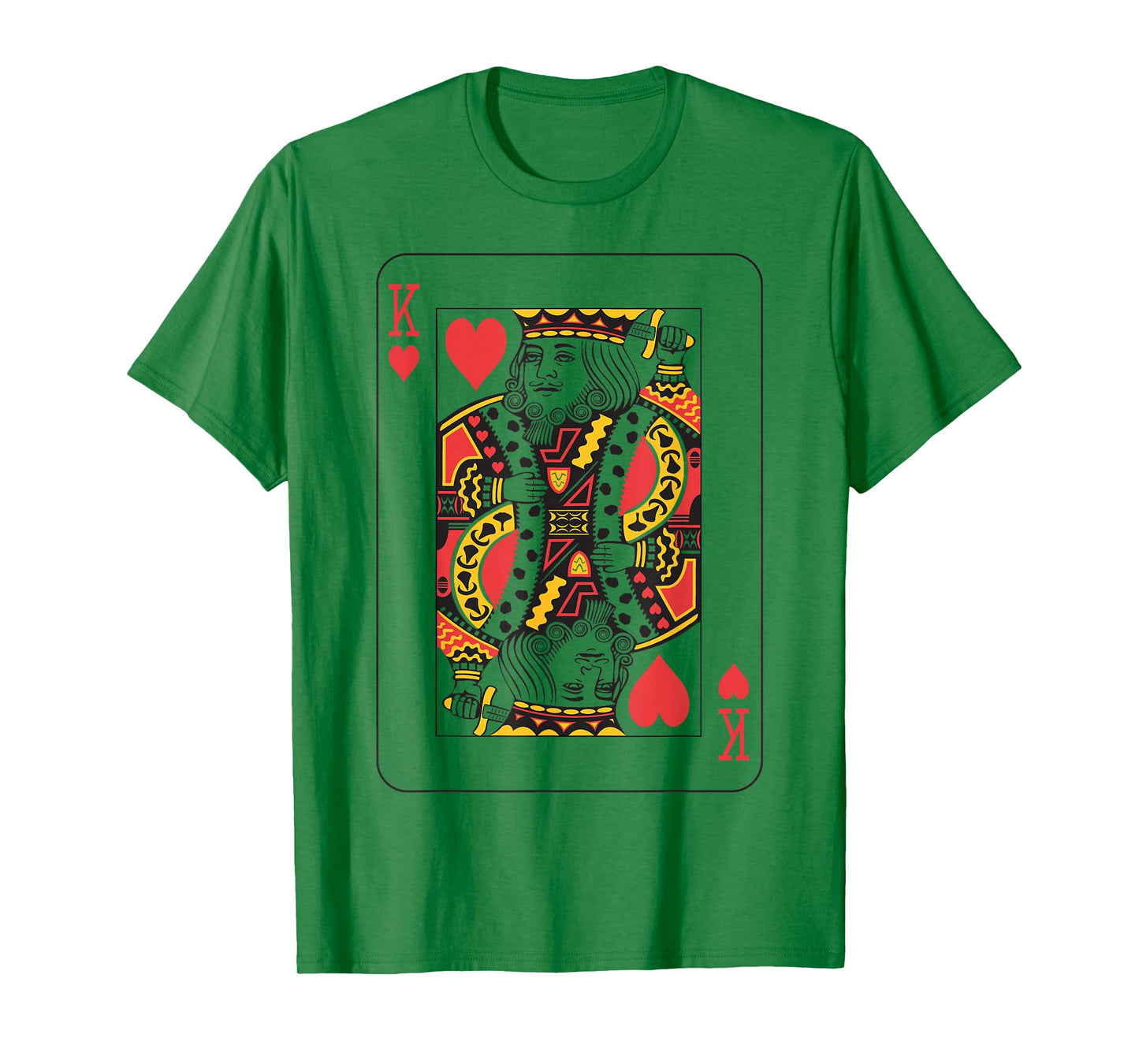 King of Hearts | Deck of Cards Front and Back Group Costume T-Shirt