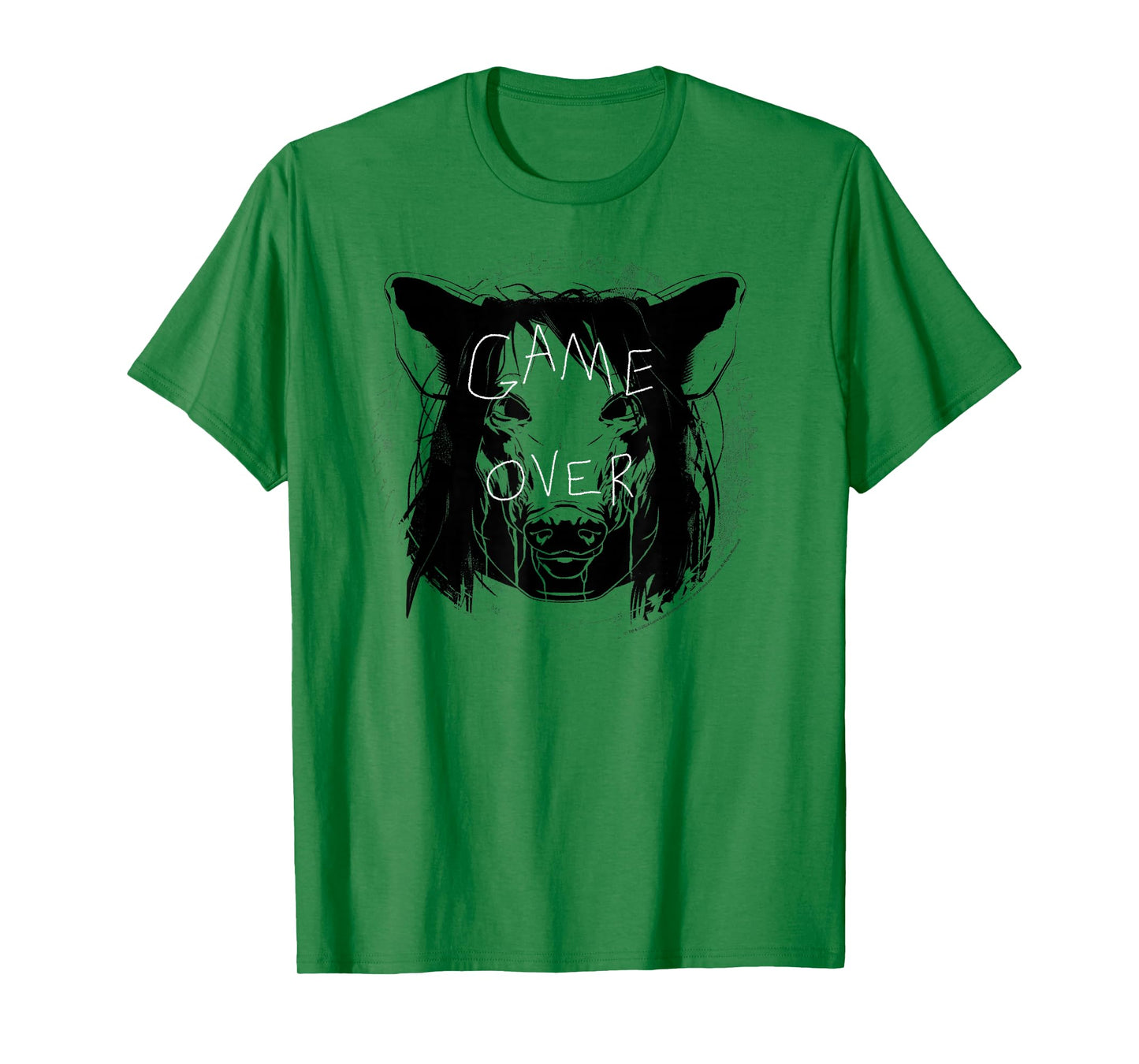 Saw Game Over Pig Mask Sketch Horror Movie T-Shirt