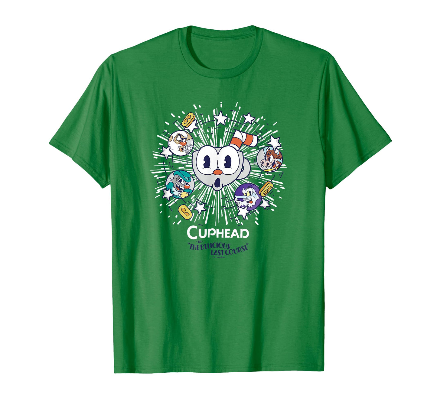 Cuphead: The Delicious Last Course Cuphead Character Group T-Shirt