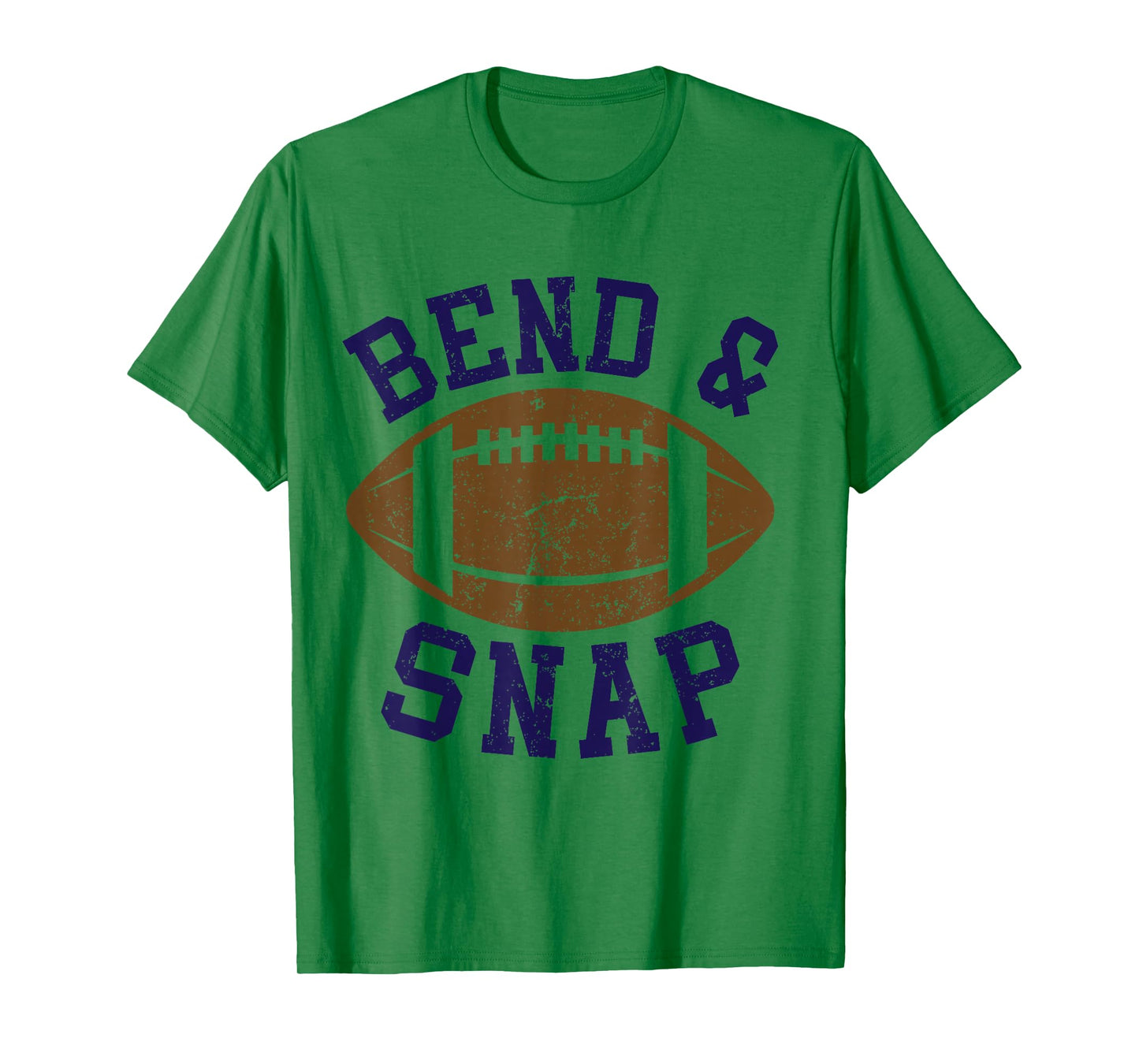 Funny Game Day Touchdown Season Cute Bend and Snap Football T-Shirt