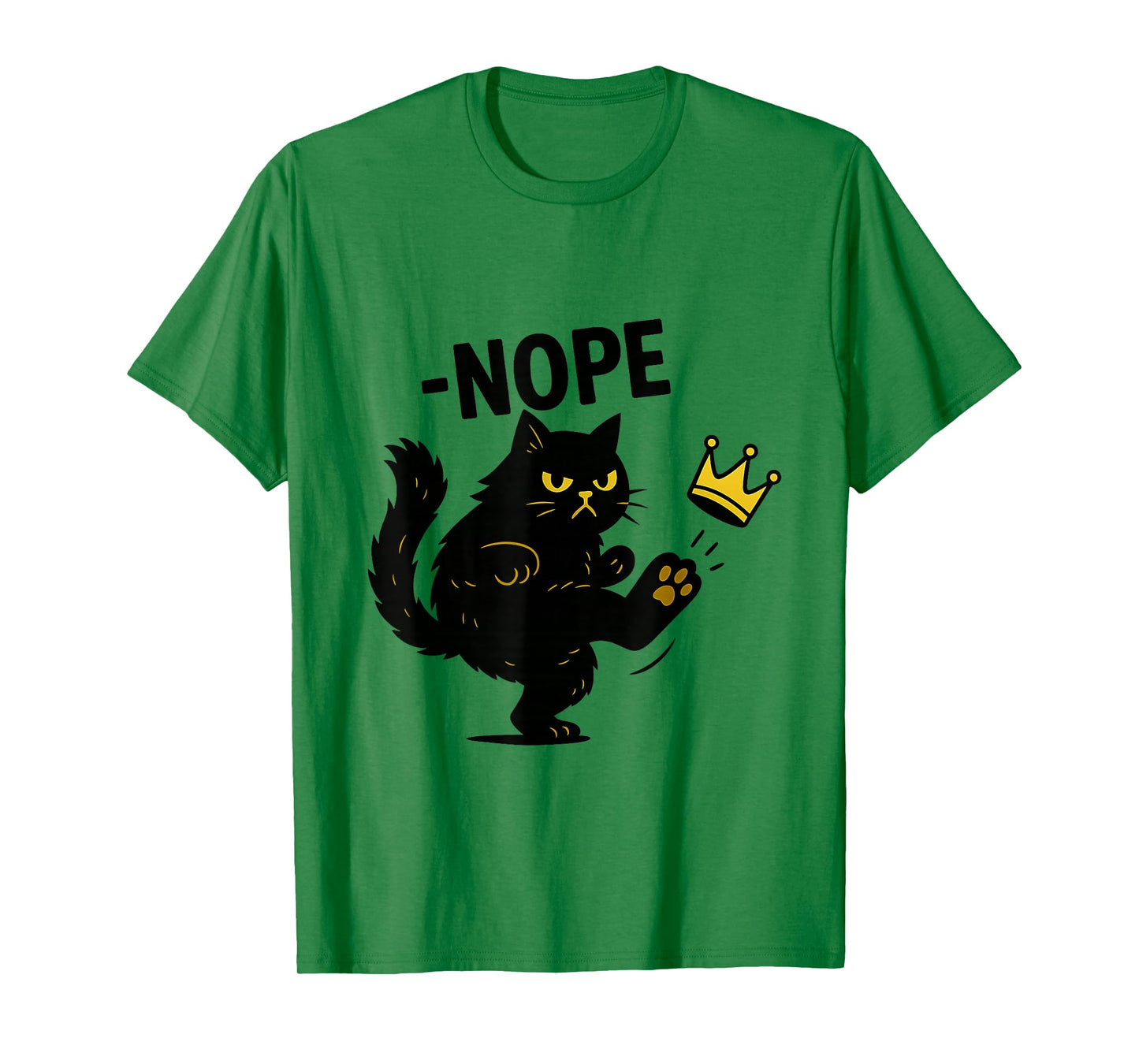 No Kings in America Cat, Funny Political Meme T-Shirt
