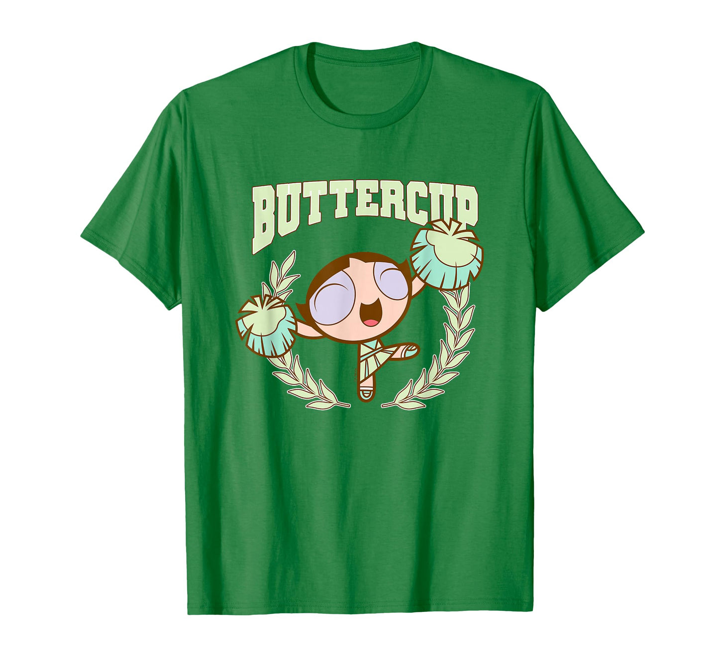 The Powerpuff Girls Buttercup Cheerleader Outfit Retro T-Shirt