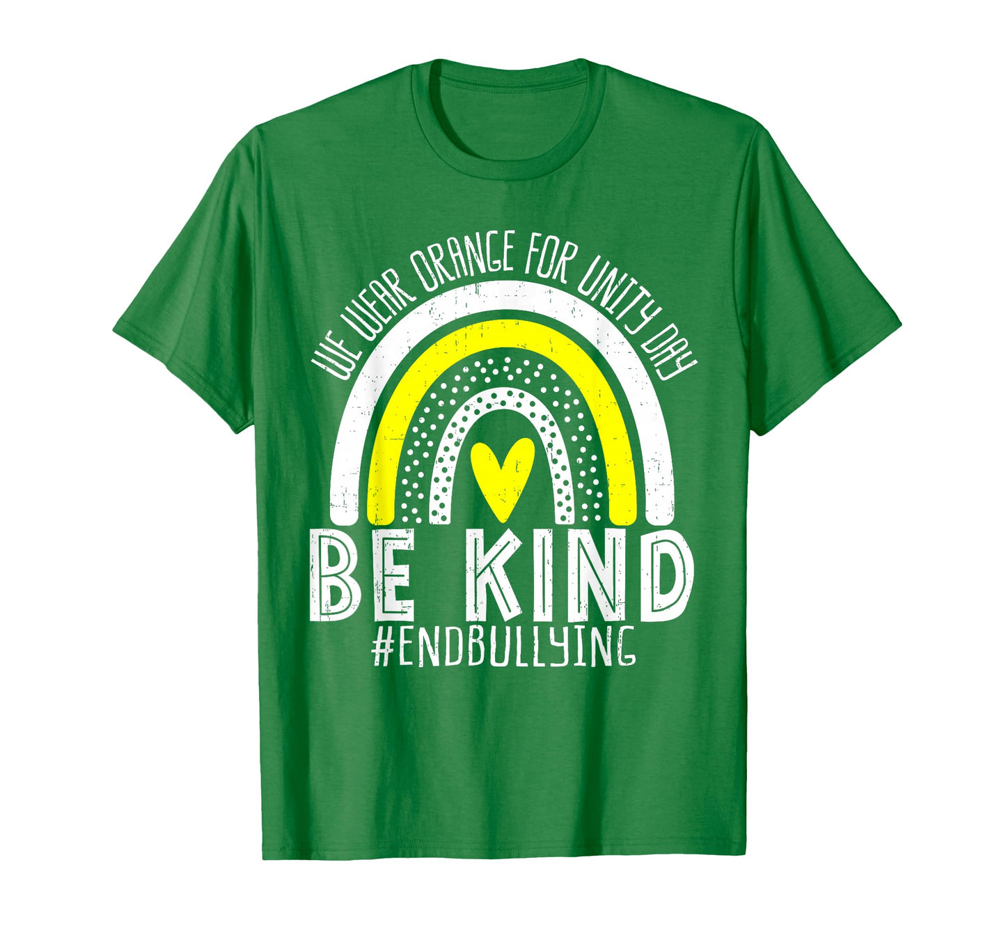 Unity Day Orange Tee Anti Bullying Rainbow Women Kids Girls T-Shirt